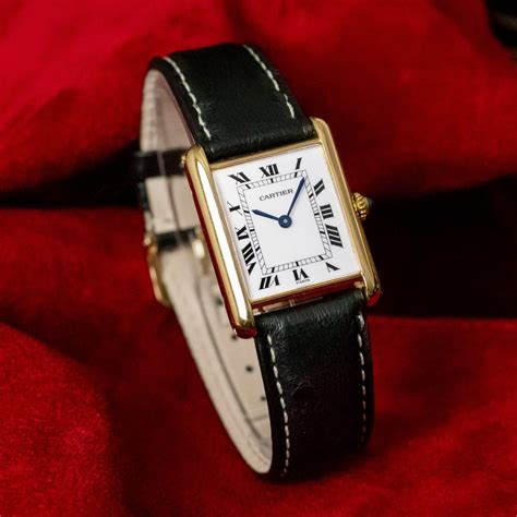 cartier tank vintage ladies|vintage cartier tank men's.